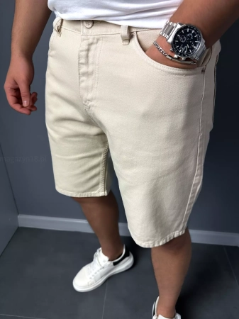 Krótkie spodenki jeansowe Comfort-Fit 81-40 shorty jeans