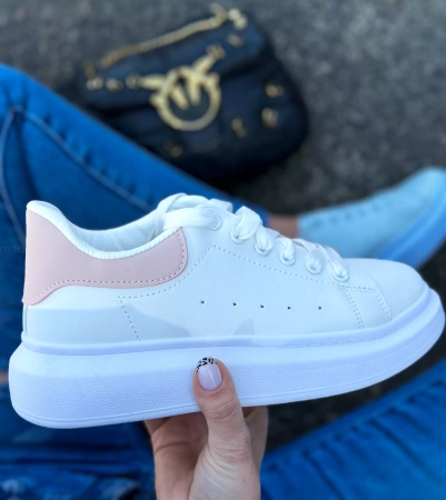 Trampki damskie sneakersy B0-632 białe she